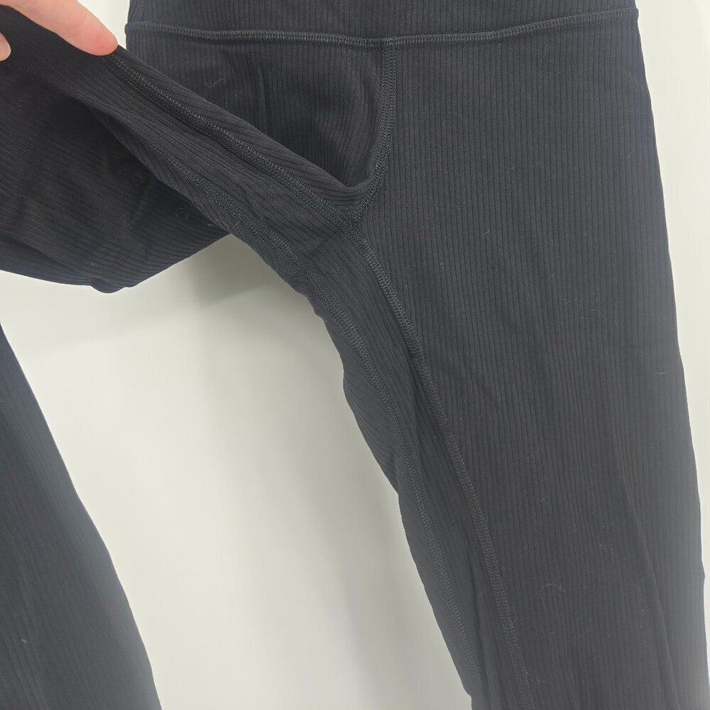 Lululemon Align Ribbed High-Rise Pant 28" - 0 Black - Picture 5 of 7